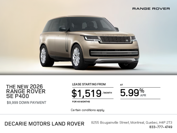 The 2026 Range Rover