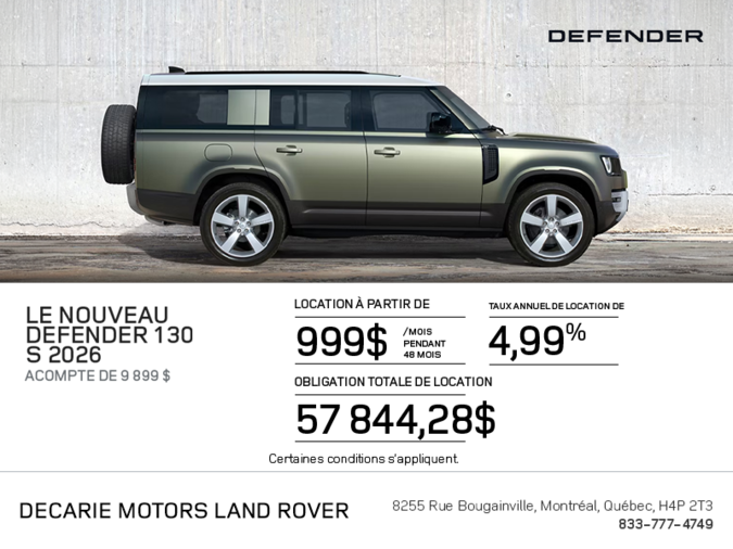 Land Rover Defender 130 2026