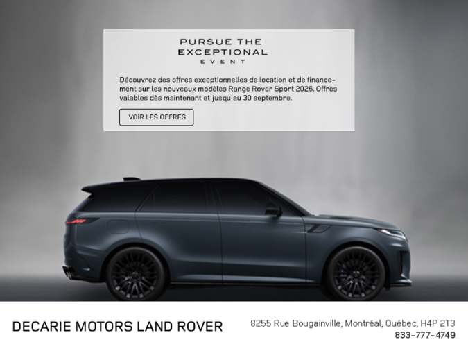 Le Range Rover Sport 2026