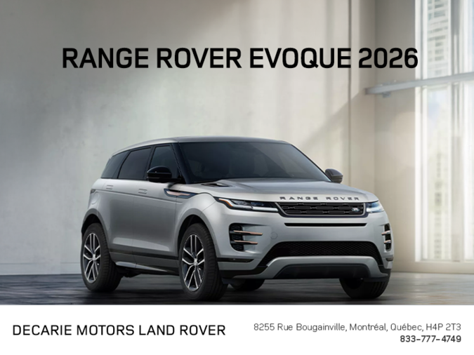 Le Range Rover Evoque S 2026