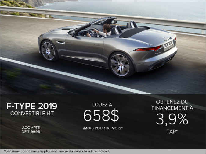 La F-Type Décapotable i4T 2019