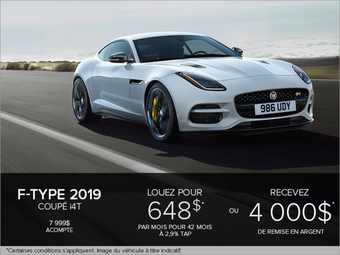 La Jaguar F-TYPE Coupé i4T 2019
