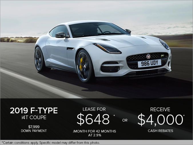 The 2019 Jaguar F-TYPE Coupe i4T