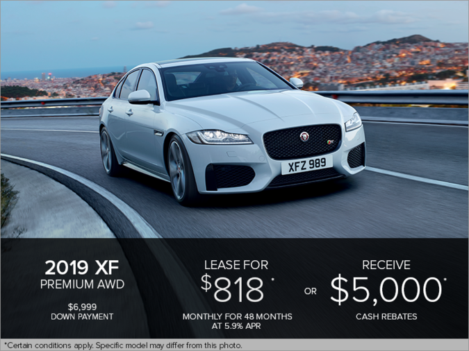 The 2019 Jaguar XF Premium AWD
