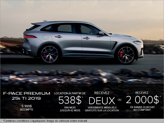Le Jaguar F-PACE Premium 25t TI 2019