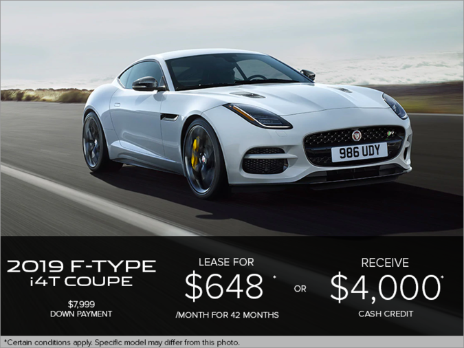 The 2019 Jaguar F-TYPE Coupe i4T