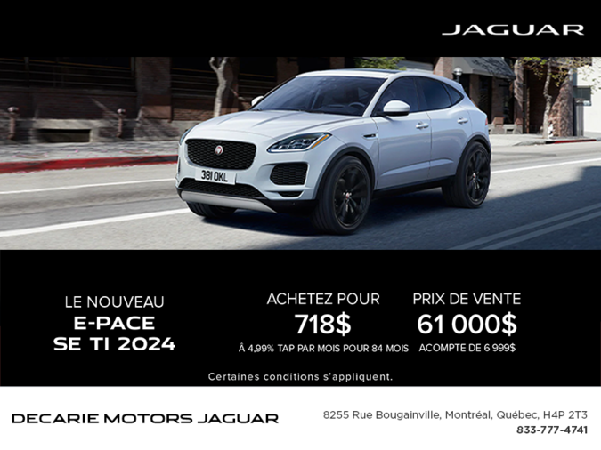 Le Jaguar E-PACE 2024