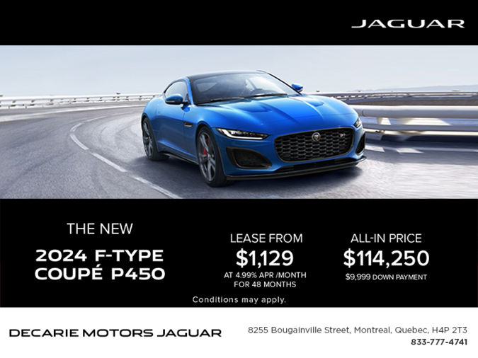 The 2024 Jaguar F-TYPE Coupé