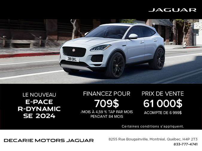 Le Jaguar E-PACE 2024