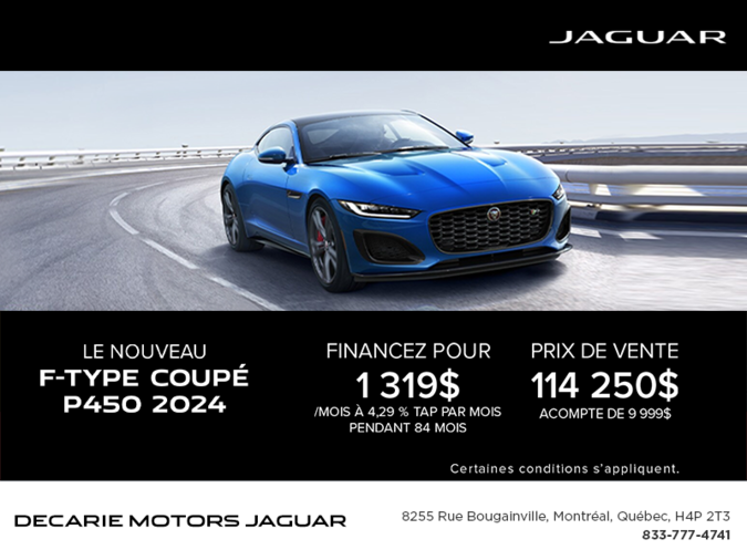Le Jaguar F-TYPE Coupé 2024