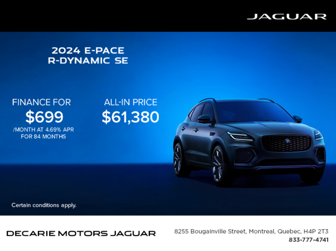 The 2024 Jaguar E-PACE