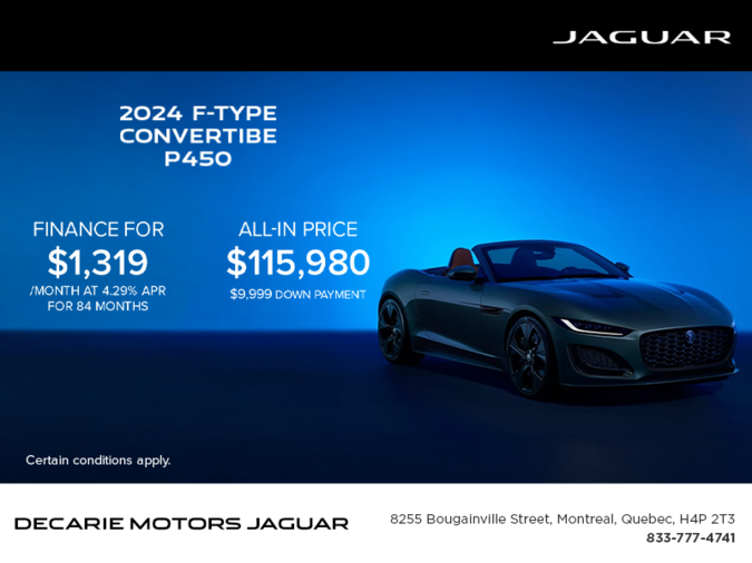 The 2024 Jaguar F-TYPE Convertible