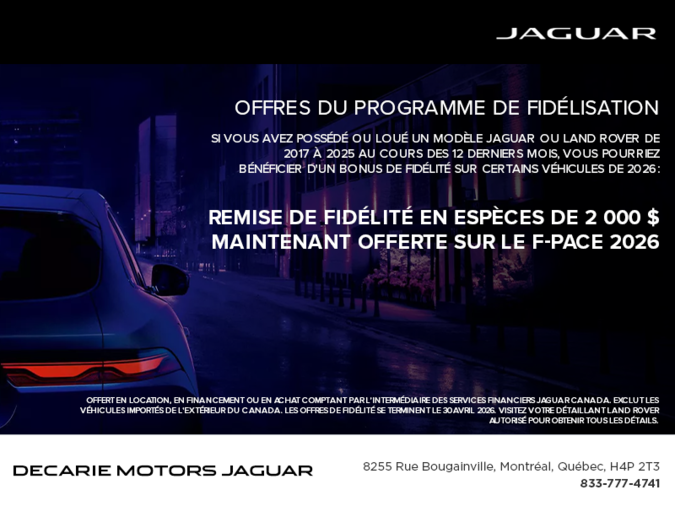 L'événement Jaguar