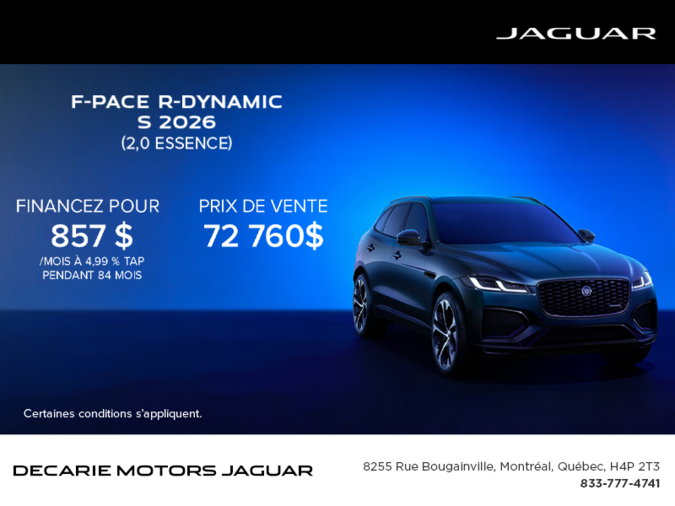 Le Jaguar F-PACE 2026