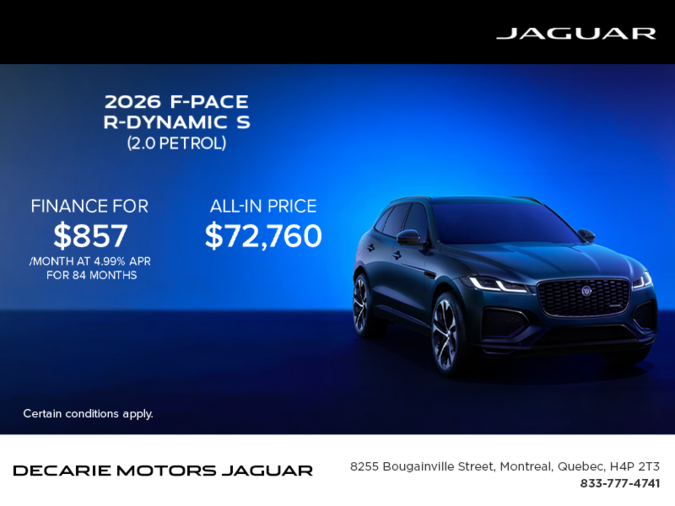 The 2026 Jaguar F-PACE
