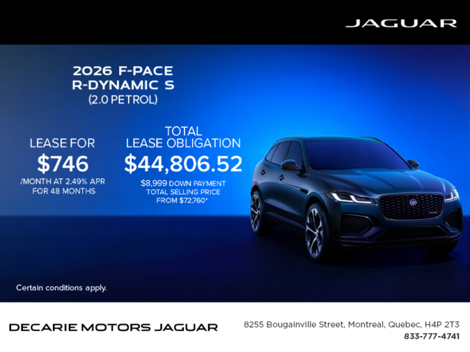 2026 Jaguar F-PACE