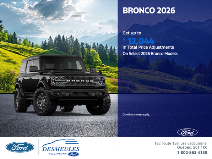 2026 Ford Bronco 4 doors