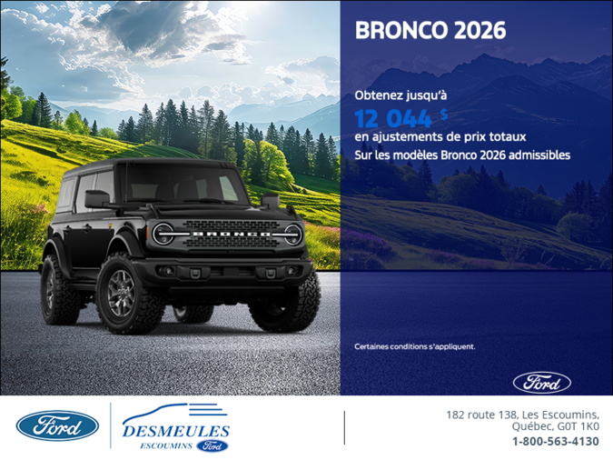 Ford Bronco 4 doors 2026
