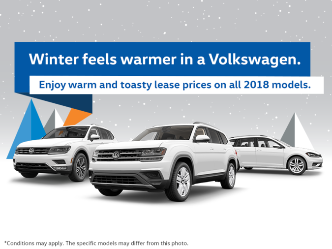 Winter feels warmer in a Volkswagen