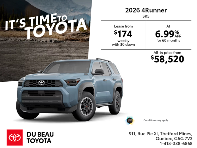 2026 Toyota 4Runner