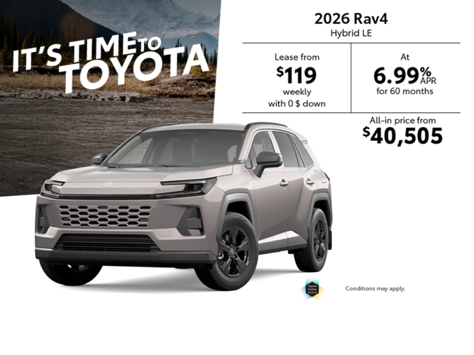 2026 Toyota RAV4 Hybrid