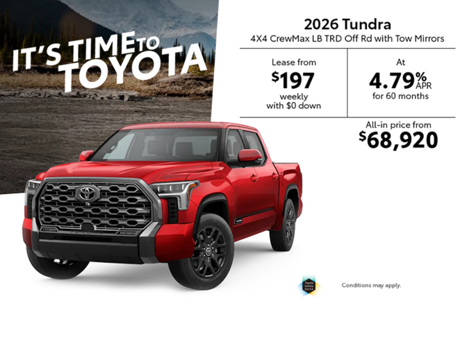 2026 Toyota Tundra