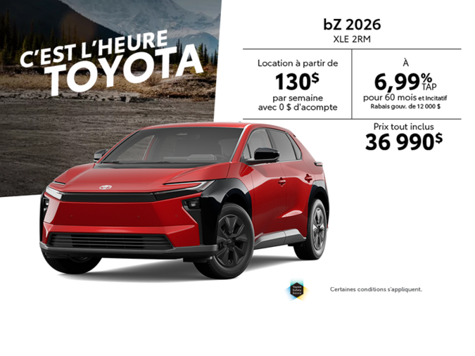 Toyota bZ 2026