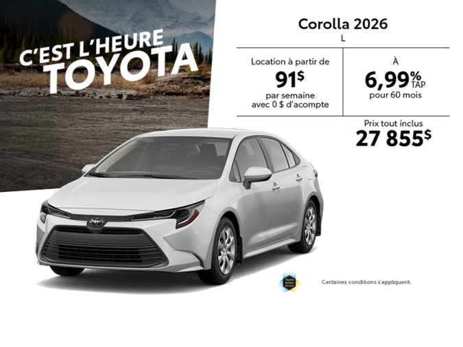 Toyota Corolla 2026