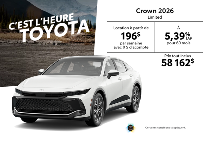 Toyota Crown Limited  2026
