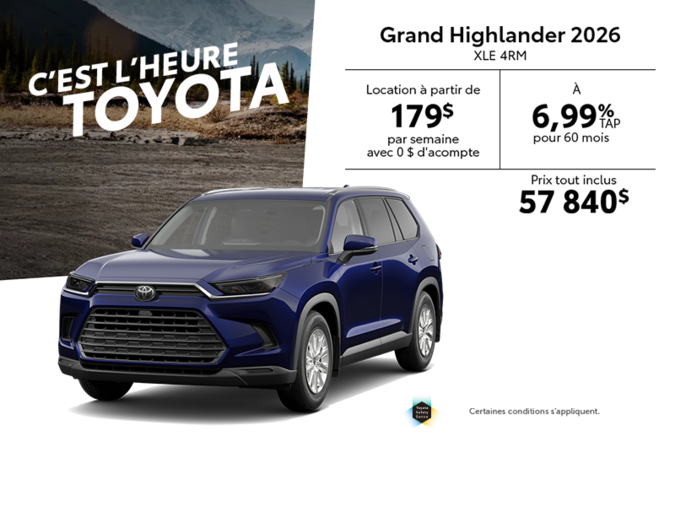 Toyota Grand Highlander 2026