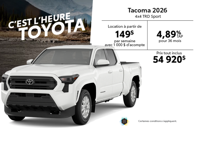 Toyota Tacoma 2026