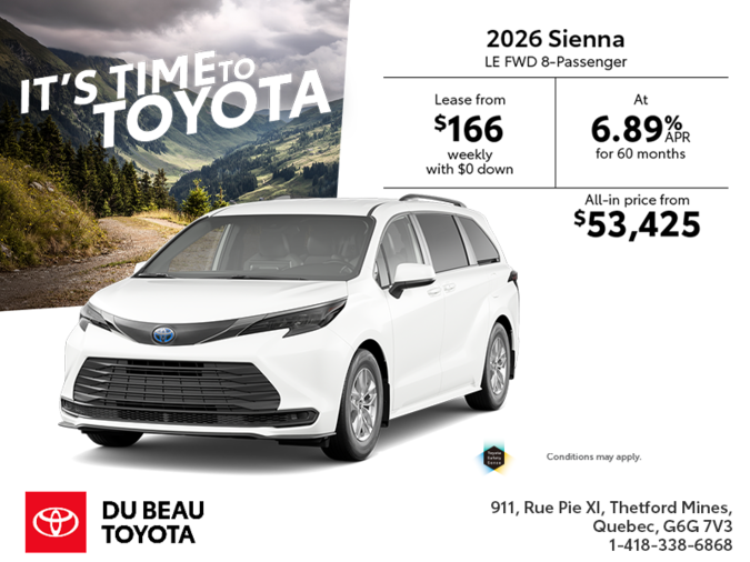 2026 Toyota Sienna Hybrid