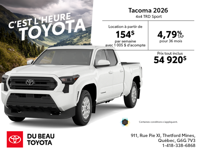 Toyota Tacoma 2026