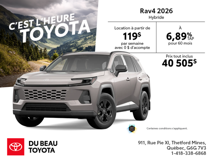 Toyota RAV4 Hybrid 2026