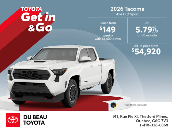 2026 Toyota Tacoma