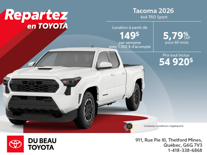 Toyota Tacoma 2026