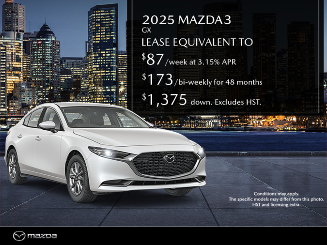 Woodstock Mazda - Get the 2025 Mazda3