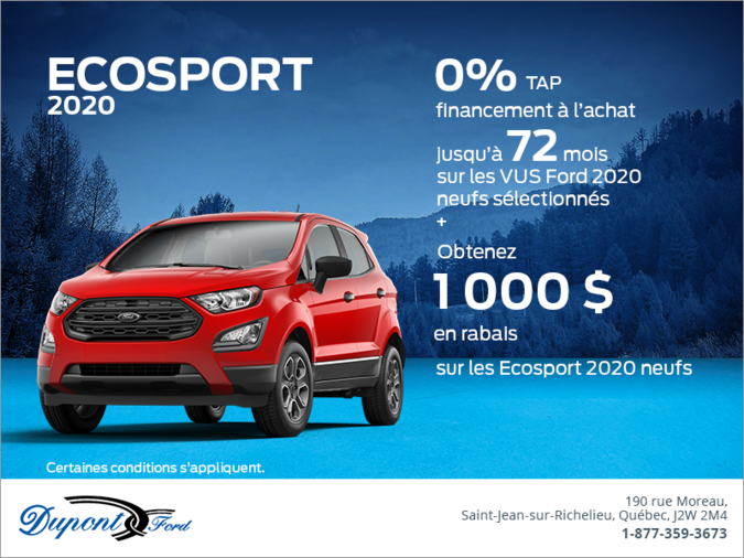 Ford EcoSport 2020!