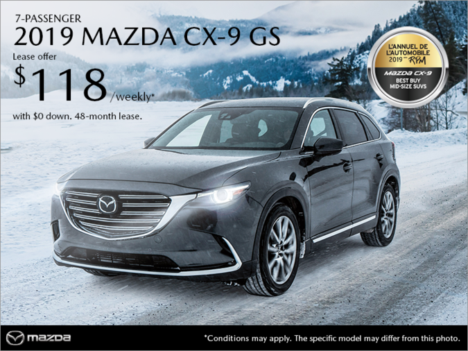 Get the 2019 Mazda CX-9!
