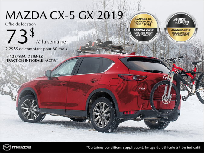 Procurez-vous la Mazda CX-5 2019!