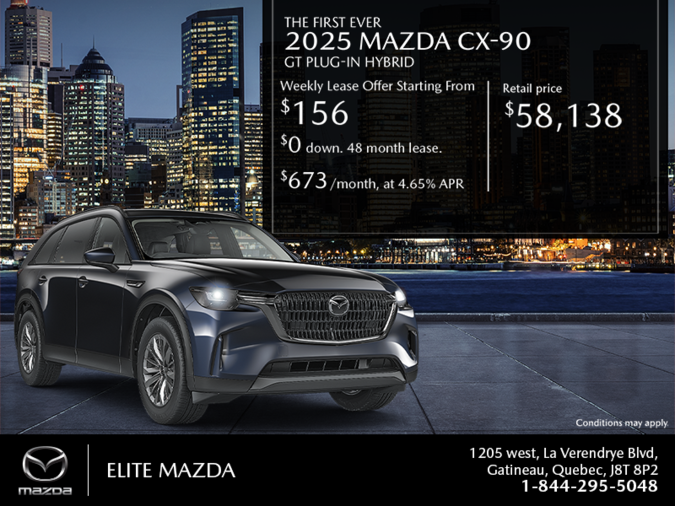 Get the 2025 Mazda CX-90 PHEV