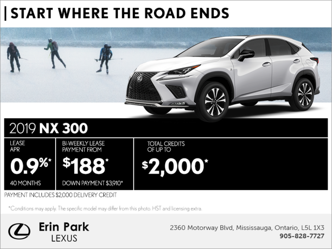 Get the 2019 Lexus NX 300 today!