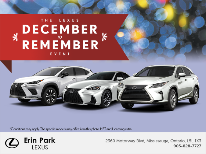 The Lexus December To Remember Event