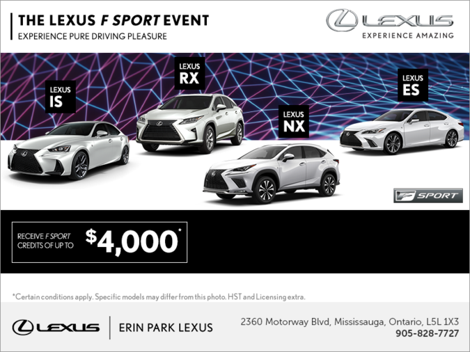 The Lexus F Sport Event
