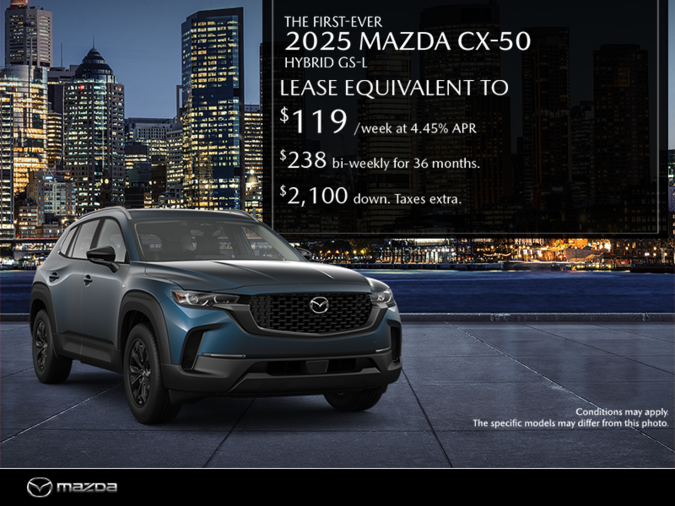 Forman Mazda - Get the 2025 Mazda CX-50 Hybrid