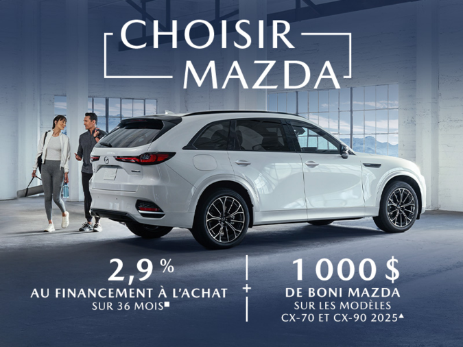 L'événement Choisir Mazda