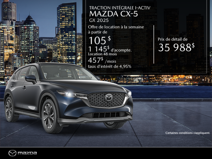 Procurez-vous le Mazda Cx-5 2025