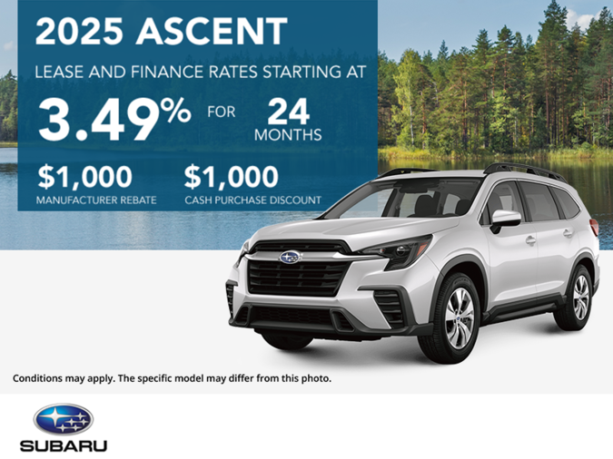 Get the 2025 Subaru Ascent Today!