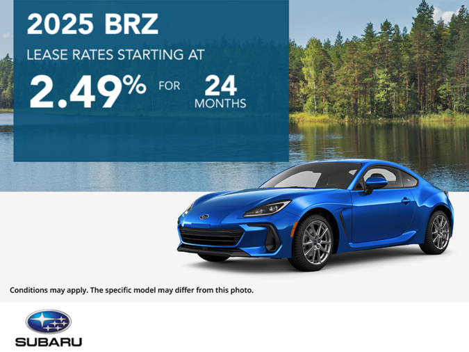 Get the 2025 Subaru BRZ Today!