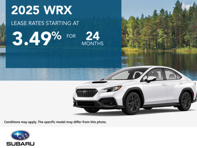 Get the 2025 Subaru WRX Today!